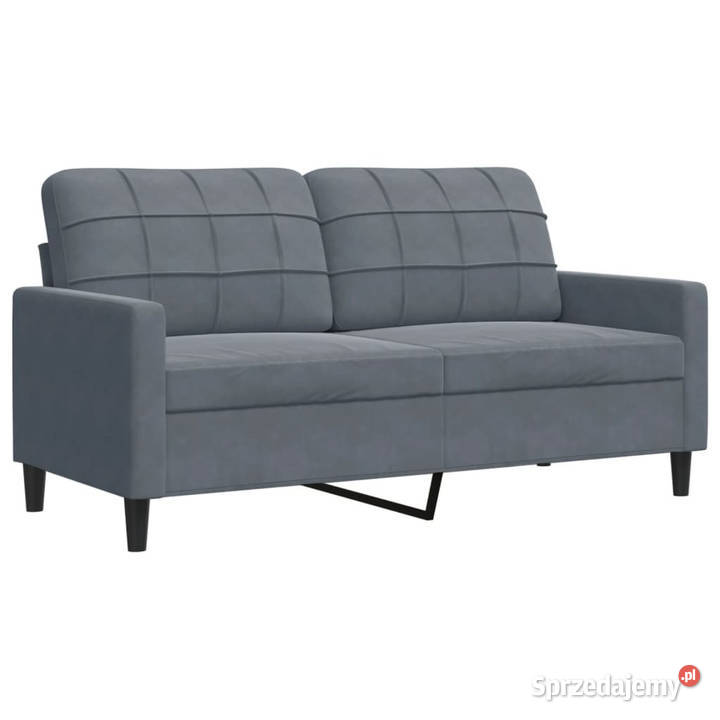 Sofa 2osobowa ciemnoszary 140 tapicerowana Sofy i kanapy mazowieckie Warszawa