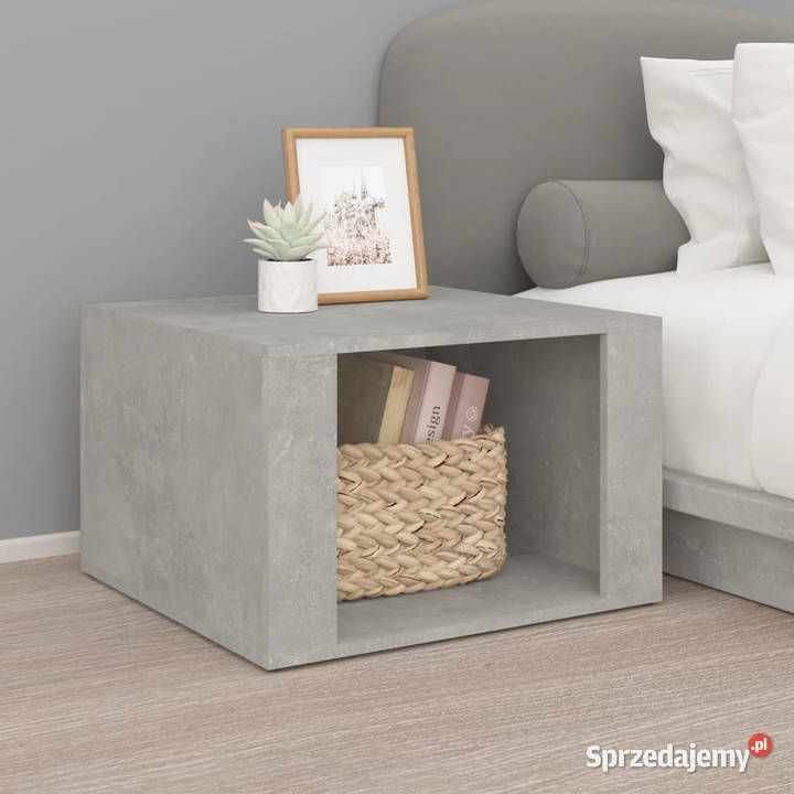 Szafka nocna szarość betonu 57x55x36 WM816556 Warszawa