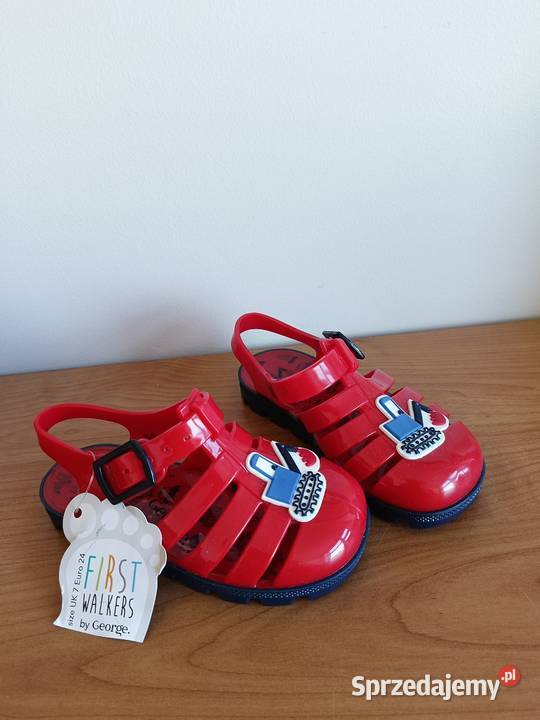 Czerwone sandały żelowe George r 24 pomorskie Gdynia
