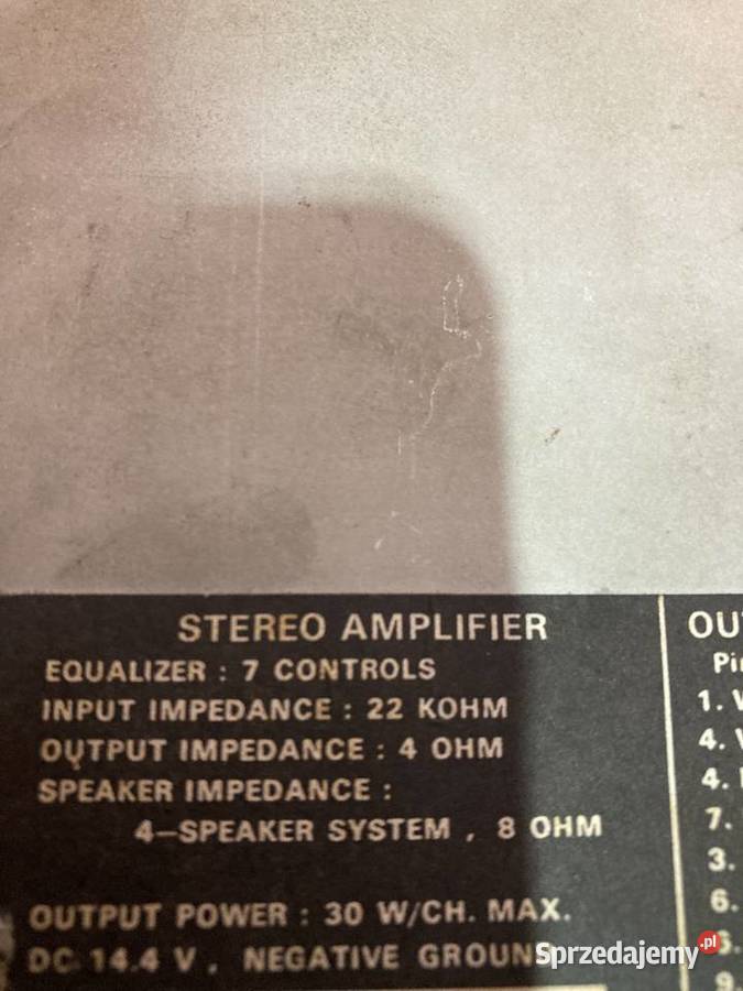 Radio samochodowe Aciko ACC 700 Pozostałe małopolskie Ochotnica Górna sprzedam