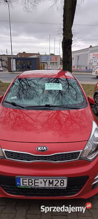 Ładna KIA RIO z 2016r Niski przebieg 63350 Rio Bełchatów sprzedam
