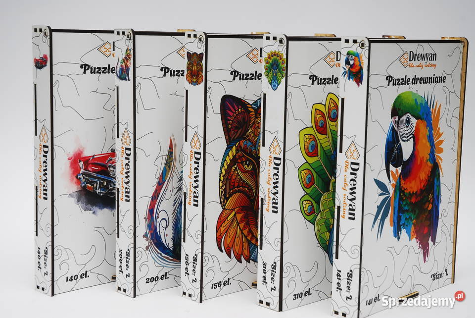Puzzle Drewniane Premium EKO Układanka PAPUGA łódzkie Łódź sprzedam