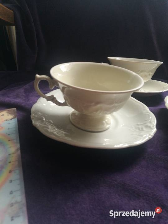 Zestaw 3 filiżanek Wałbrzych prl Choszczno