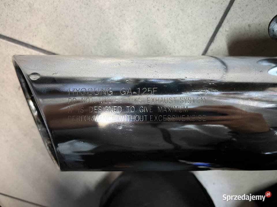 Układ wydechowy wydech Hyosung GA 125 Cruise małopolskie Brzeszcze