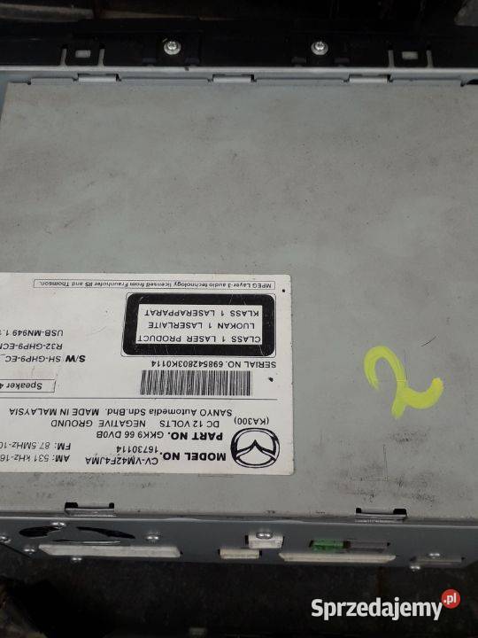 Radio CD Nawigacja GPS Mazda 6 CX5 CVVM42F4JMA