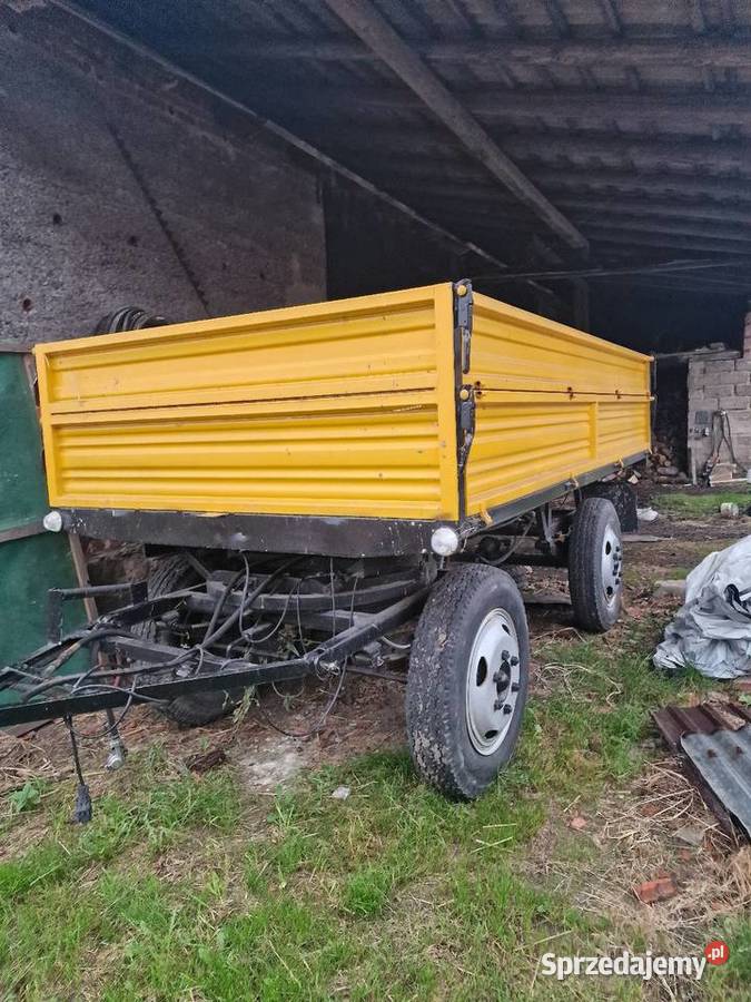 Wywrotka na 3strony z papierami Przyczepy rolnicze Ostrów Wielkopolski