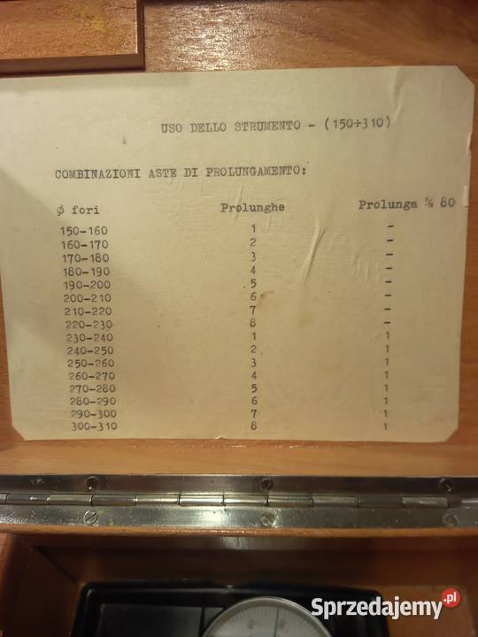 Średnicówka czujnikowa 150300mm łódzkie