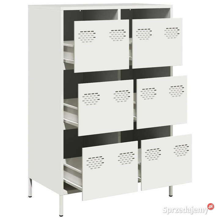 Szafka biała 68x39x1015 stal WM851225
