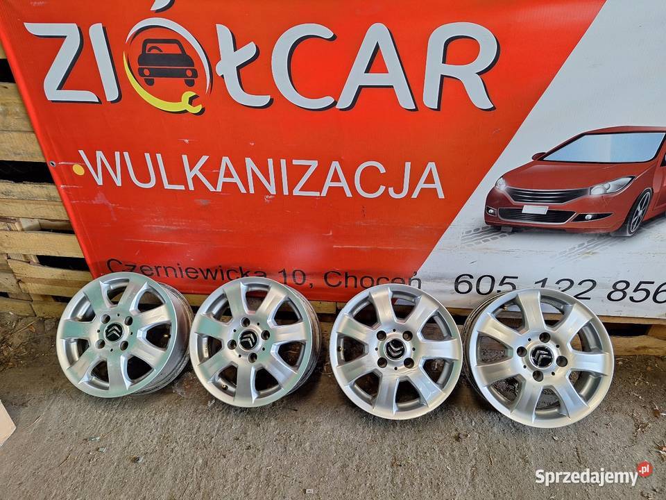 Alufelgi 4x108 14 ET24 CITROEN C2 C3 Berlingo kujawsko-pomorskie Choceń