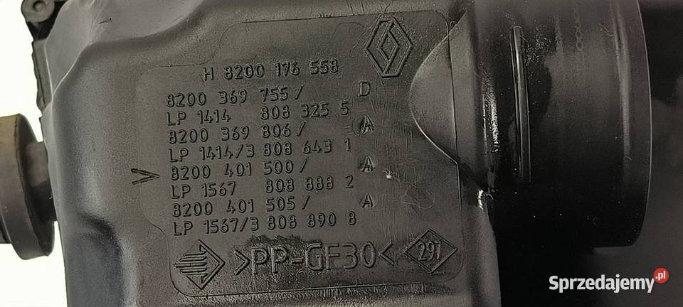 OBUDOWA FILTRA RENAULT MEGANE SCENIC II Lipno