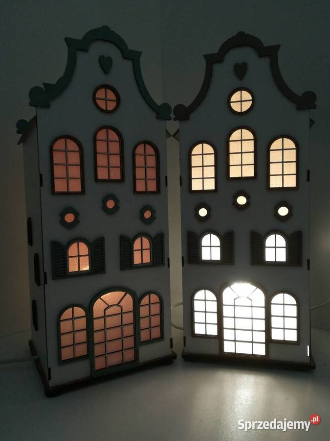 Lampa pokojowa domek kamieniczka duża Poznań