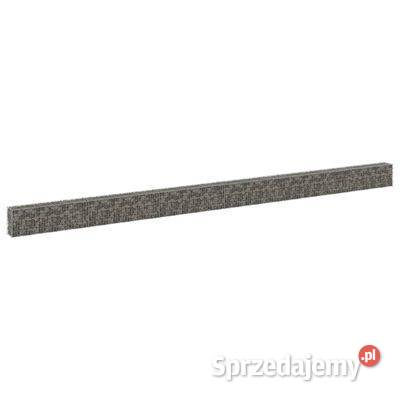 vidaXL Murek gabionowy z pokrywami stal Panele dekoracyjne sprzedam