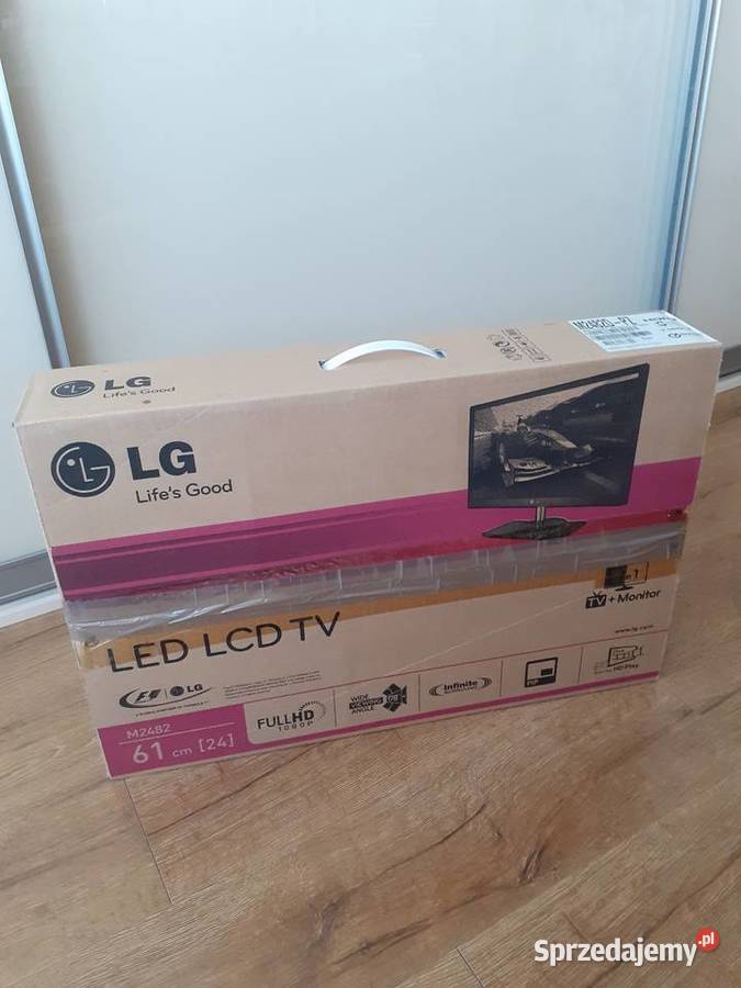 Telewizor LG 24 monitor 2w1 Led Full HD HDMI Gniezno sprzedam