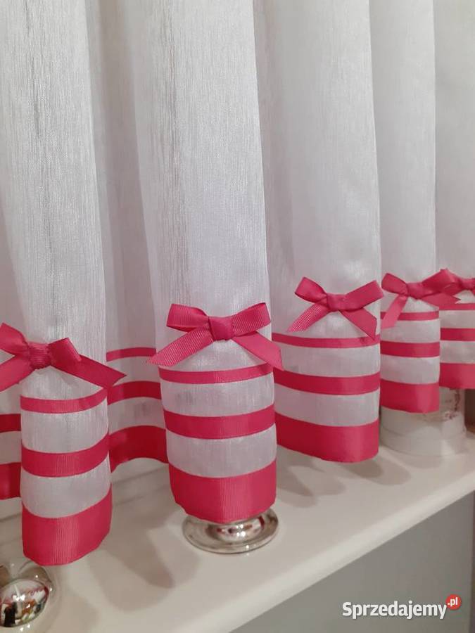 Firany zasłony zestaw Wystrój okien Mława sprzedam