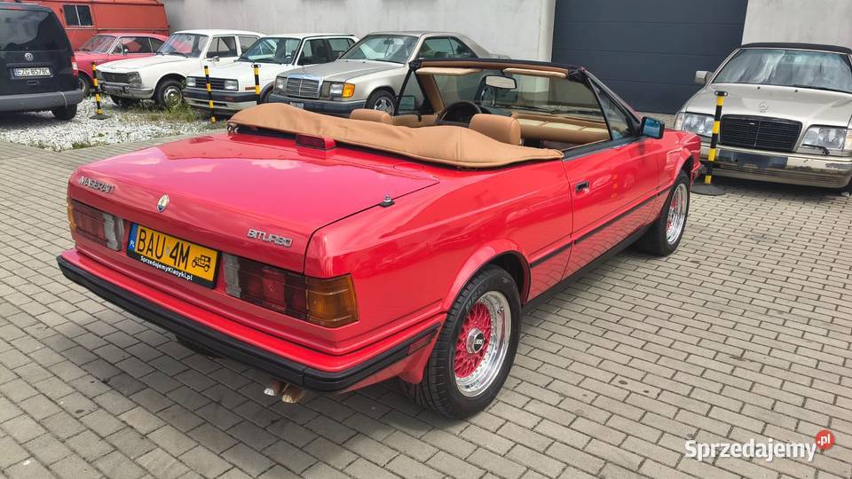Maserati Biturbo Spyder Zagato 25l 1986 Stan wspomaganie kierownicy Zgierz