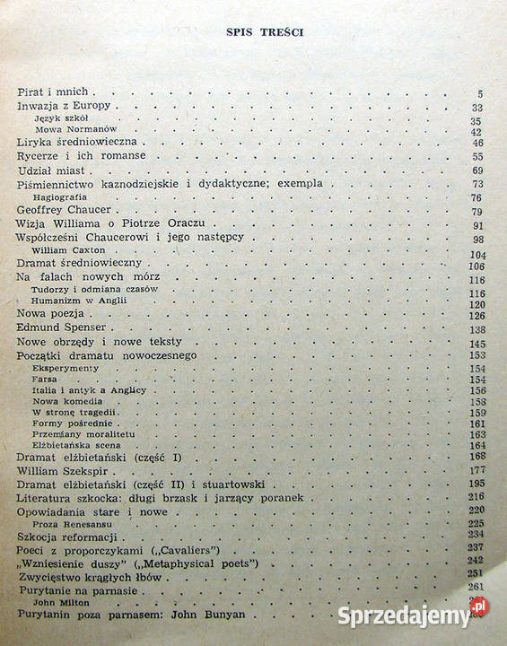 Zarys historii literatury angielskiej P Rok wydania 1978 Limanowa sprzedam