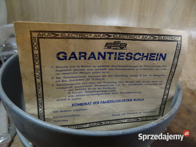 obudowy lamp Trabant 2 NOWE org DDR Żary