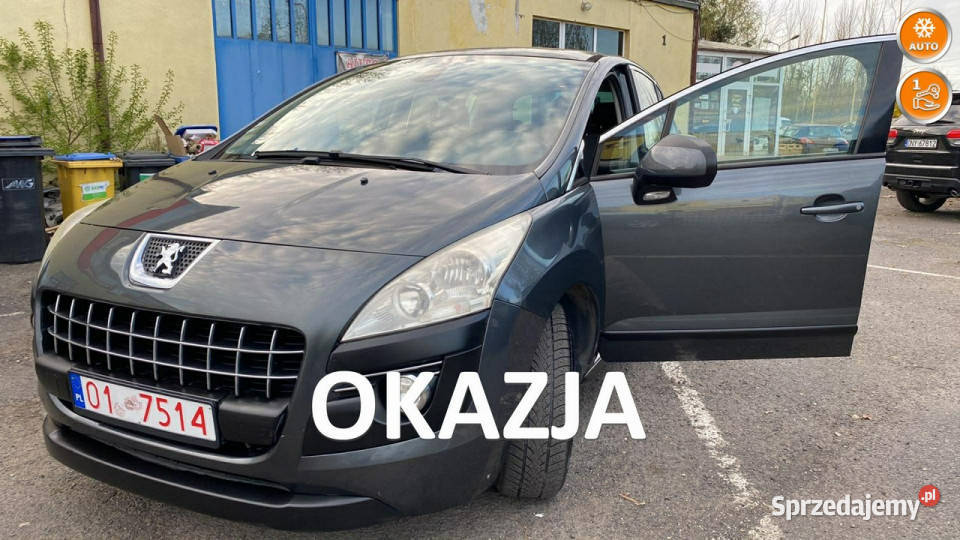 Peugeot 3008 2010r 20 Diesel PANORAMAKlimaAlusy centralny zamek 3008 Nysa