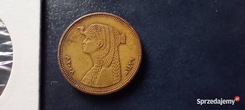 Stare monety 50 piastr 2008 Egipt Lesko