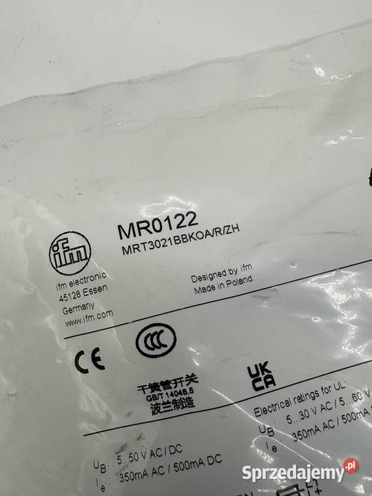 IFM MR0122 MRT3021BBKOARZH Czujnik magnetyczny Warszawa sprzedam