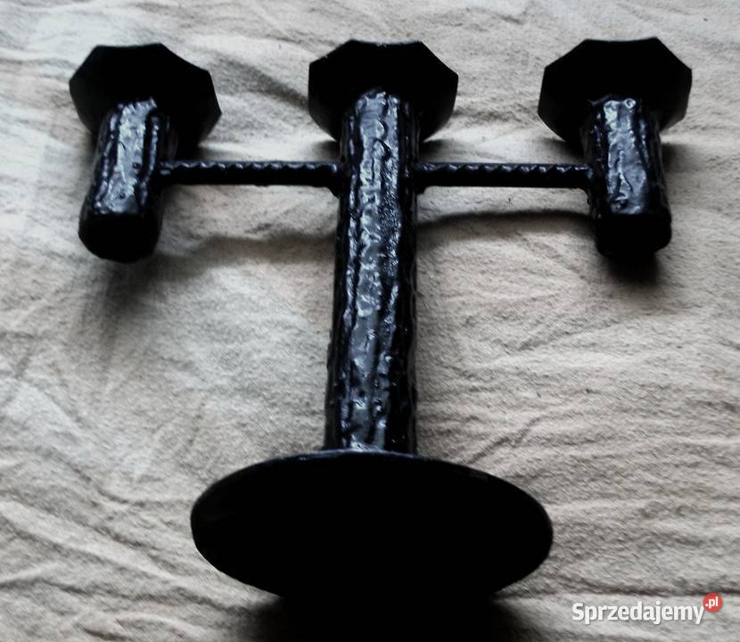Świecznik metalowy śląskie Ciasna