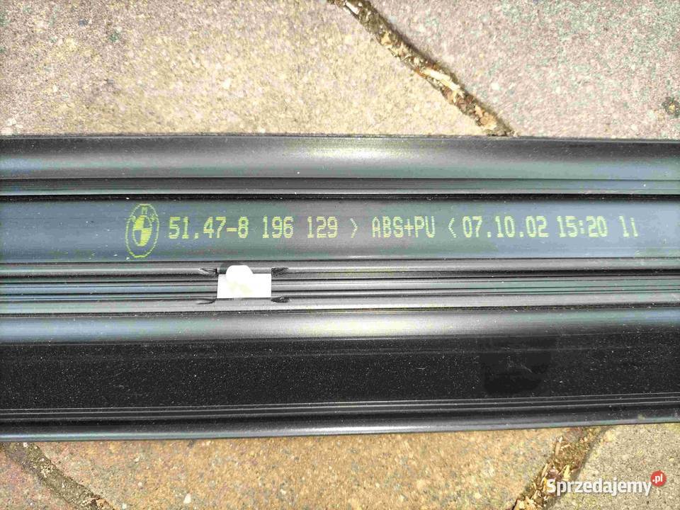 Listwa progowa lewa przednia BMW E46 SEDAN Poręba