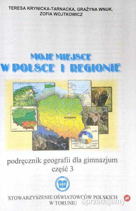 Geografia 3 Moje miejsce w Polsce i regionie T miękka Chełm sprzedam