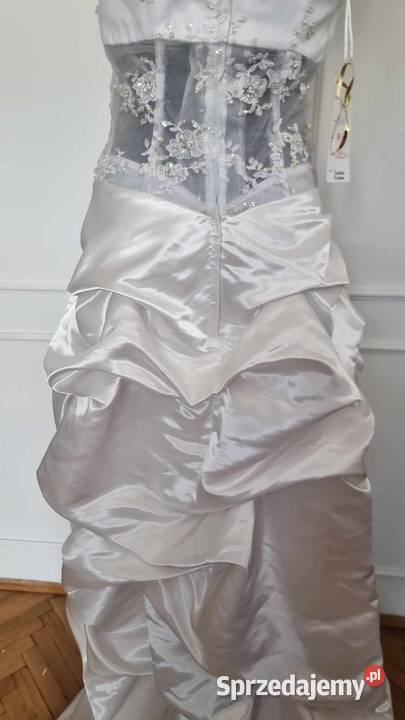 Sprzedam Tanio suknie ślubną 3638 Rozmiar 36(S) podlaskie Białystok