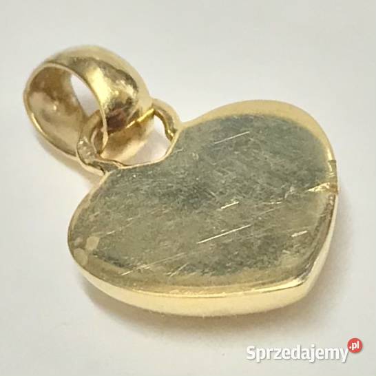 Złoty WISIOREK serduszko 585 14K litera P Wisiorki Warszawa