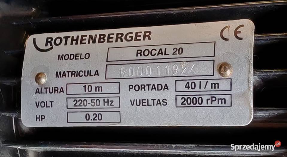 Rothenberger ROCAL 20 Fernox SentinelKamco Rems mazowieckie Warszawa sprzedam