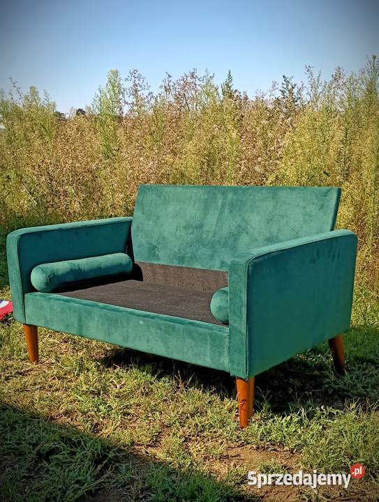 Sofa 2 osobowa butelkowa zieleń 120 Gorzów Wielkopolski sprzedam