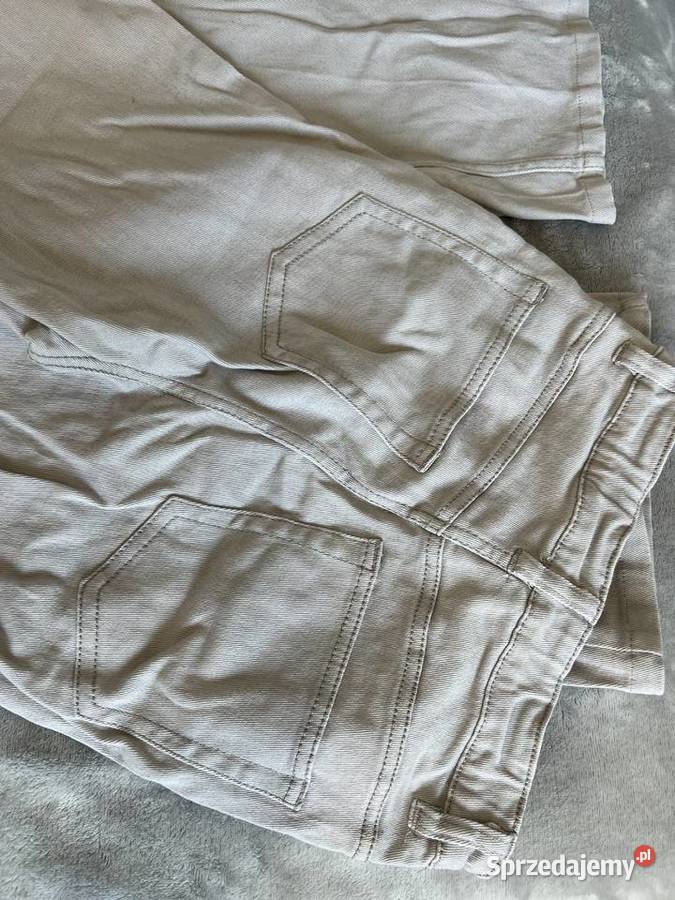 Szerokie spodnie jeansy dżinsy wide leg z Jasło