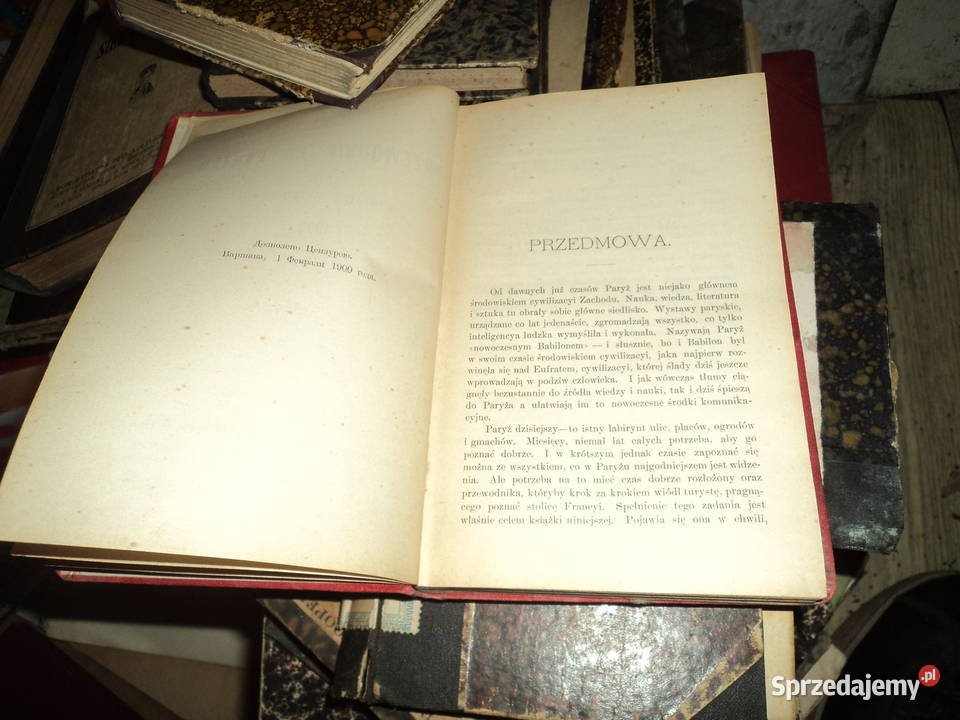 Przewodnik Paryżu I Wystawie Powszechnej 1900 Antykwariat