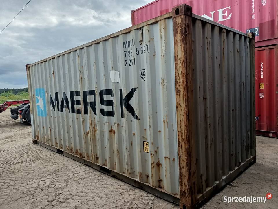 Kontener morski magazynowy 20DV 6 metrowy Skawina