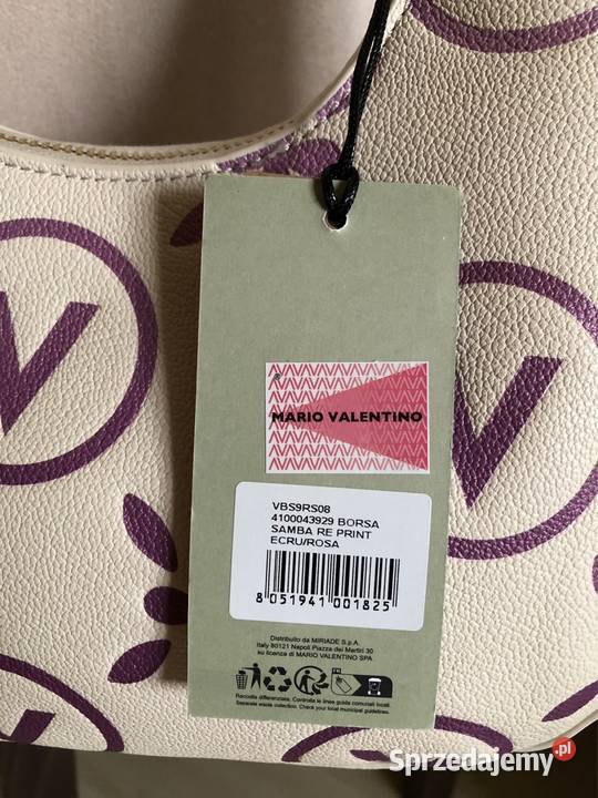 Torebka Valentino Samba Re Print EcruRosa sprzedam