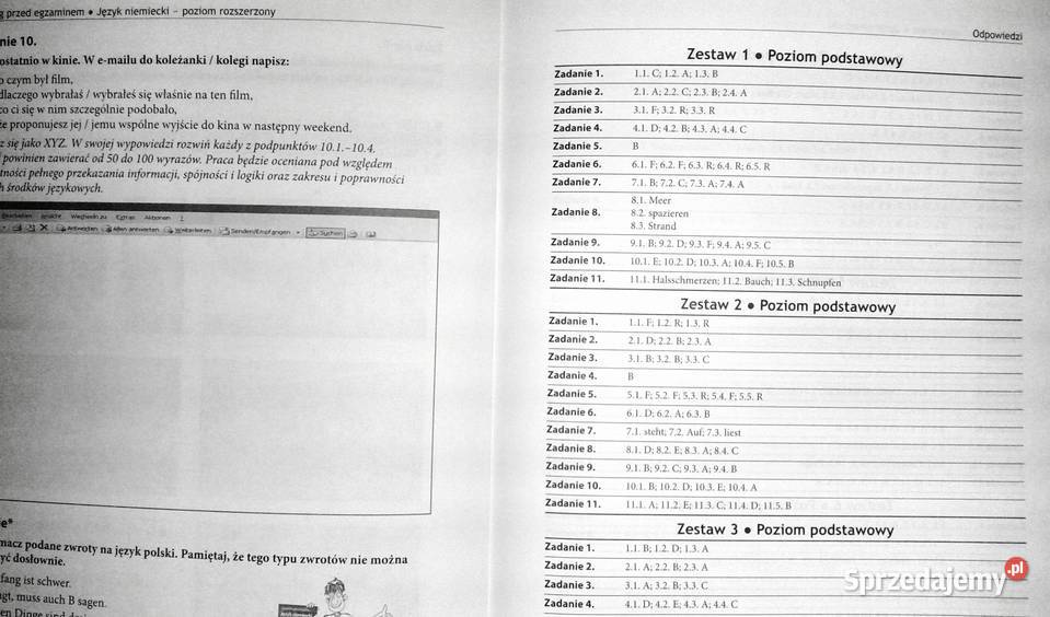Egzamin gimnazjalny Język niemiecki Trening