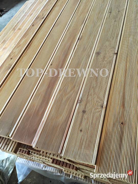 TOPDREWNO modrzew syberyjski ryflowany deska Poczesna