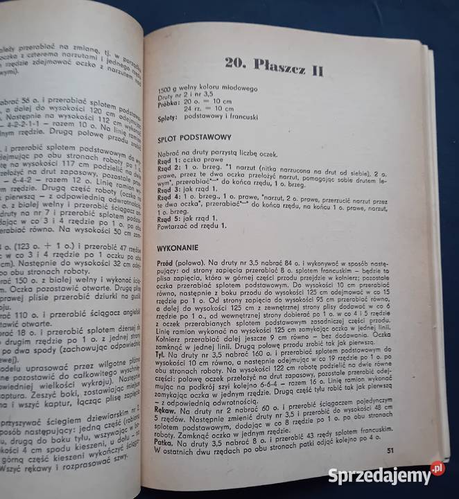 Irena Szpak Druty i szydełko Watra 1981r Wydanie sprzedam