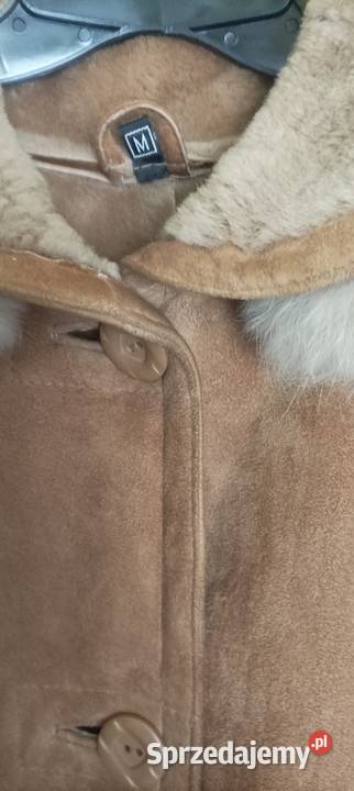 Kożuch damski z kapturem rozmiar M stan skóra kujawsko-pomorskie Bydgoszcz