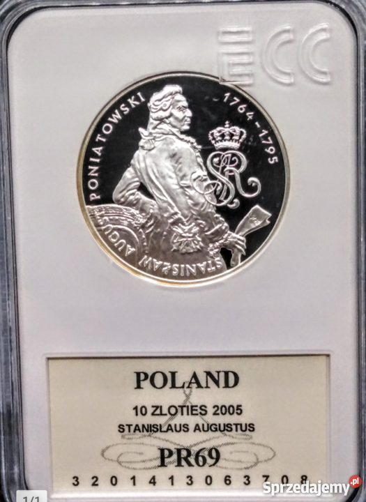 10 Stanisław August Poniatowski Numizmatyka Ełk