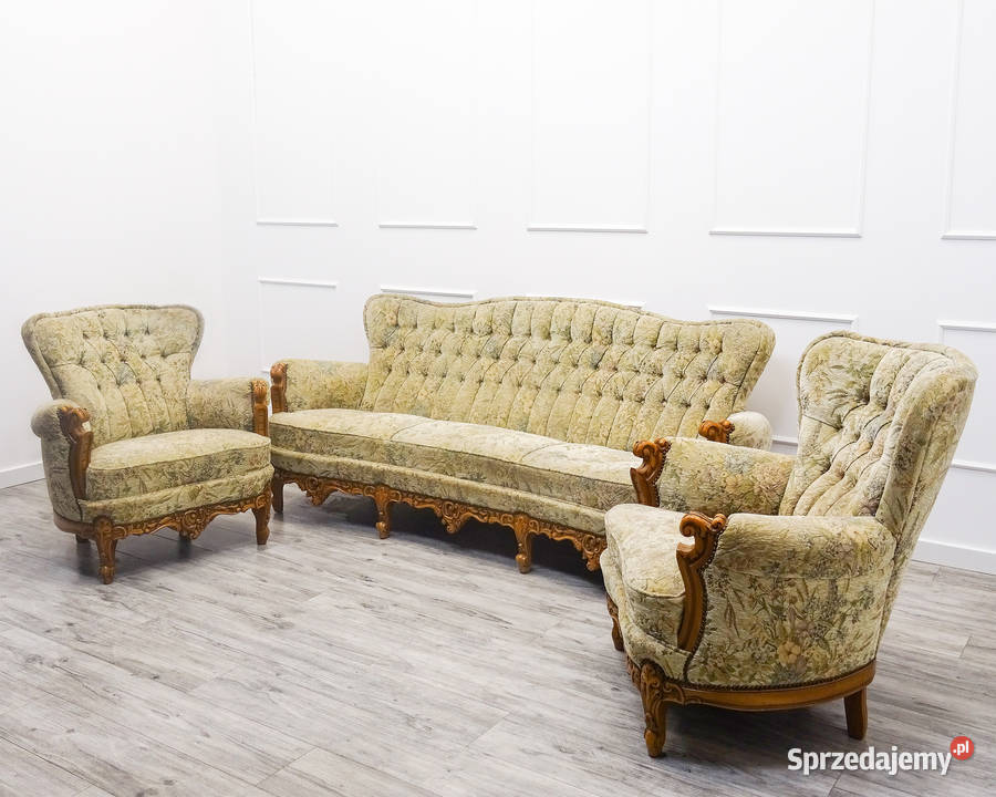 Francuski KOMPLET MEBLI do SALONU ZESTAW Ludwik Kalisz