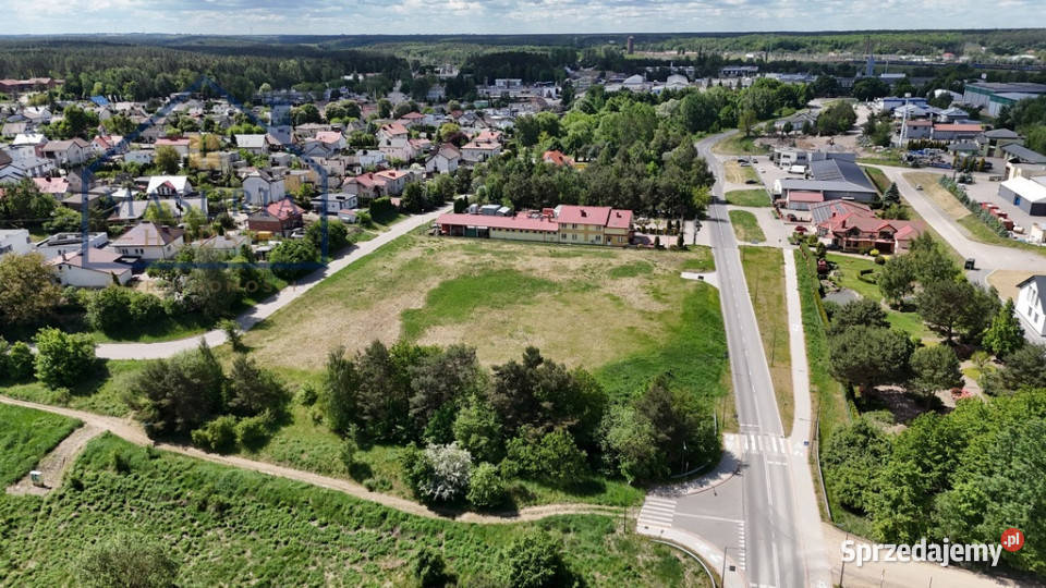 Działka inwestycyjna w Iławie asfalt
