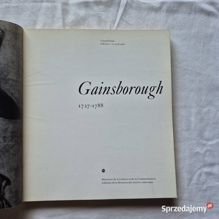 Gainsborough 17271788 katalog wystawy Paris 1981 Brzesko