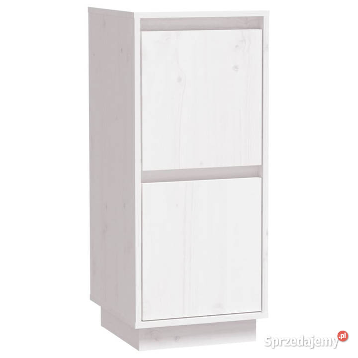 Szafki boczne 2 białe 315x34x75 drewno sosnowe Warszawa