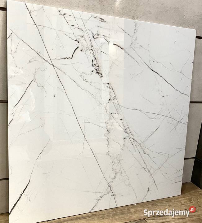 Gres polerowany MARMUR BIAŁY Marmo Thassos 80x80 łódzkie Łask