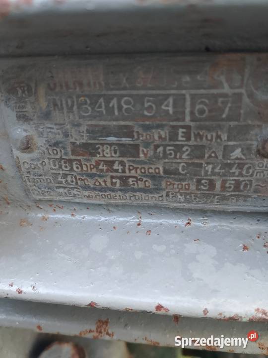 Silnik Elektryczny 75 kw 380v na wozku