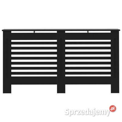 vidaXL Osłona na kaloryfer czarna 152x19x815 mazowieckie Warszawa