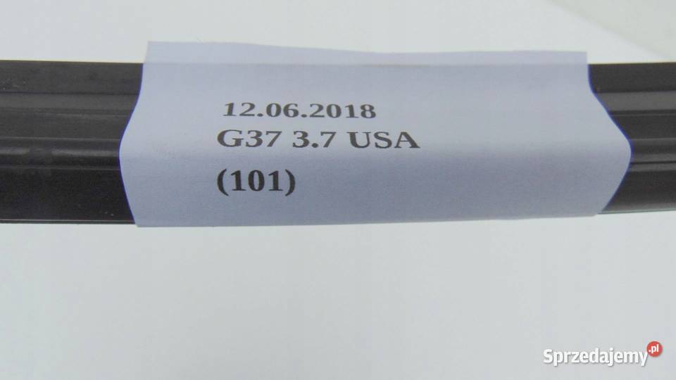 USZCZELKA DACHOWA PRAWA INFINITI G37 0713 Nowy Tomyśl