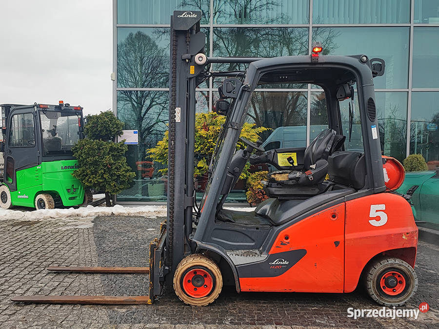 Wózek widłowy Linde H20T01 duplex 385 m LPG 2 Motoryzacja Kęty