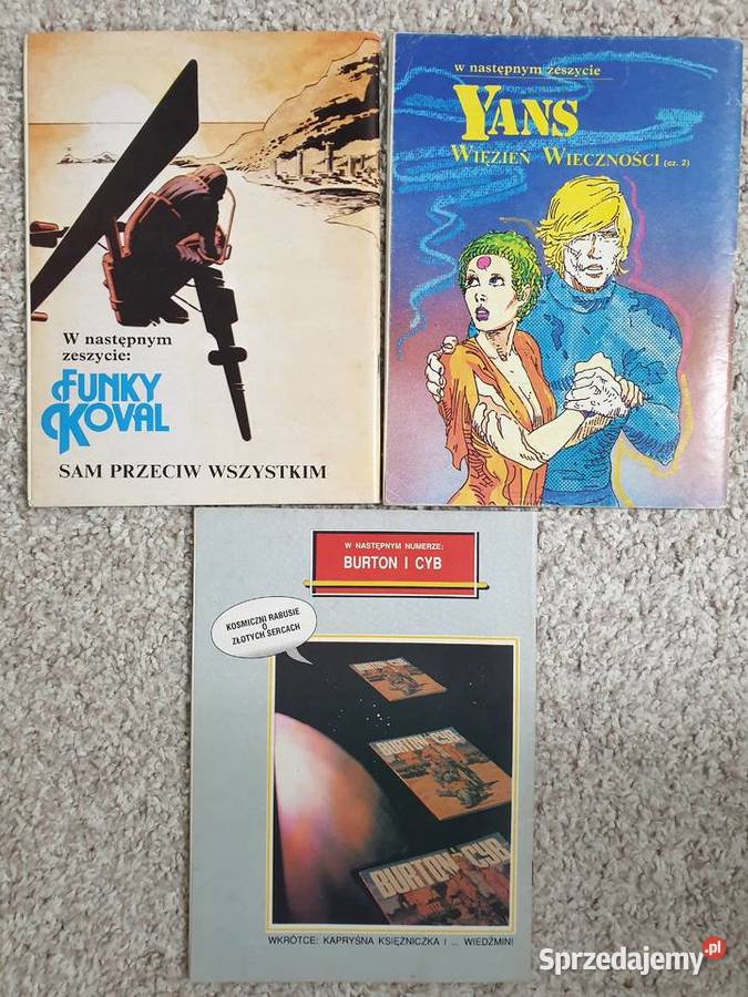 Funky Koval cz1 2 i 3 Komiks Fantastyka komplet Gdynia